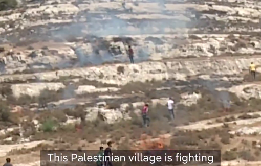 Thumbnail preview image for the video titled: The Palestinian village of Sinjil is fighting to survive, surrounded by Israeli settler who attack repeatedly