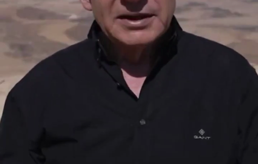 Thumbnail preview image for the video titled: Netanyahu reassures the Israeli public only minimal aid will enter Gaza