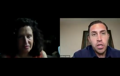 Thumbnail preview image for the video titled: Anthony Aguilar on unXeptable: Safe Reach Solutions (SRS) is the prime contract holder. GHF is a shell.