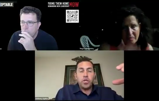 Thumbnail preview image for the video titled: Anthony Aguilar on unXeptable: Aid seekers are funneled to IDF locations when they leave the southern distribution sites.