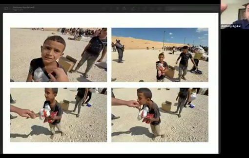 Thumbnail preview image for the video titled: Anthony Aguilar on unXeptable: IDF fire murders aid seekers at GHF sites every day