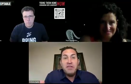 Thumbnail preview image for the video titled: Anthony Aguilar on unXeptable: GHF lies about how much food it delivers