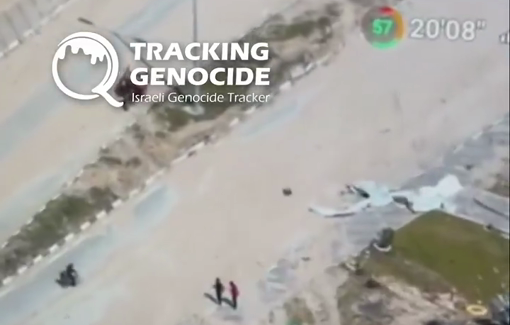 Thumbnail preview image for the video titled: IDF soldiers cheer their murder of 3 unarmed Palestinians