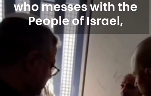 Thumbnail preview image for the video titled: Ben Gvir storms the cell of emaciated Marwan Barghouti to threaten him