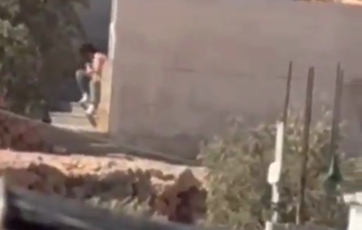 Thumbnail preview image for the video titled: Israeli soldiers storm the village of Al-Mughayyir carrying out detentions and field interrogations