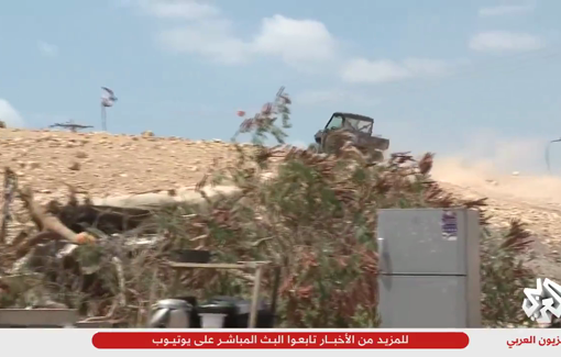 Thumbnail preview image for the video titled: The Israeli army demolished Palestinian property in the Ein al-Hilweh communitY