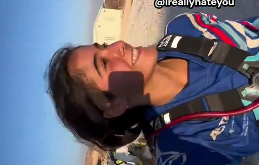 Thumbnail preview image for the video titled: A female IDF soldier visits Havat Shlisha, dedicated to settler-soldier Avraham Azulay, a day after razing ancient olive trees in al-Mugayyir