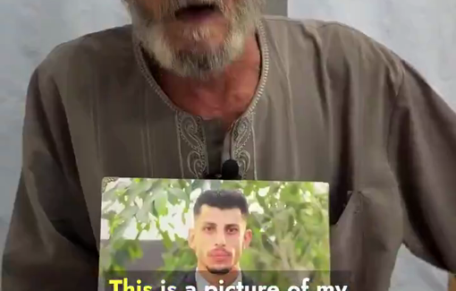 Thumbnail preview image for the video titled: Young Othman Al-Tawil dying slowly after being injured while seeking aid