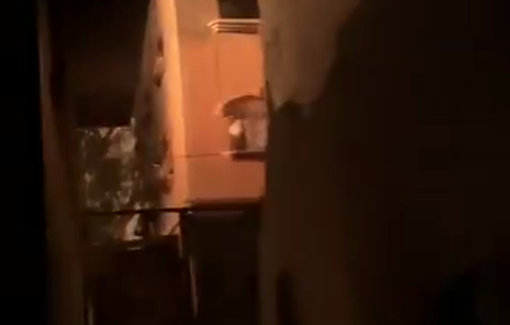 Thumbnail preview image for the video titled: Night bombardment shakes Jabalia al-Nazla