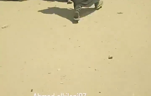 Thumbnail preview image for the video titled: Shock and horror after Israel struck a bakery killing 12 displaced Palestinians