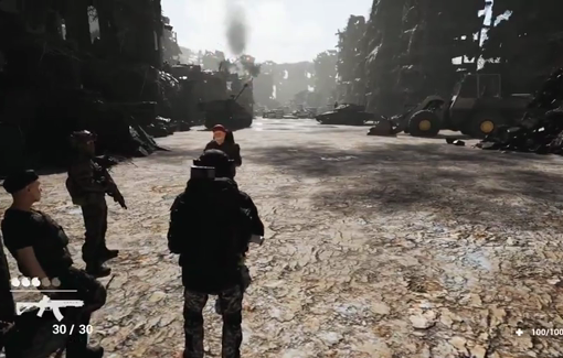 Thumbnail preview image for the video titled: An Israeli video game developer designed a game that simulates participation in the Gaza genocide