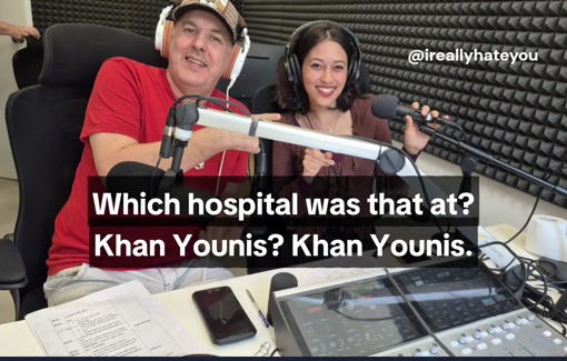 Thumbnail preview image for the video titled: Nonchalantly mocking journalists massacred by Israel as being being "all terrorists"