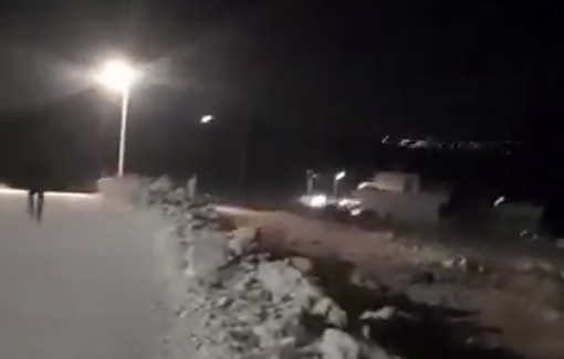 Thumbnail preview image for the video titled: Night pogrom on Khallet al-Daba village in Masafer Yatta