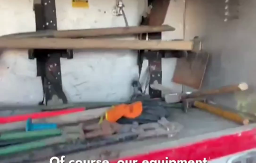 Thumbnail preview image for the video titled: Rudimentary rescue equipment