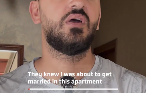 Thumbnail preview image for the video titled: Israeli Army seized the home of Awad Nasser, turning it into a military base and severely damaging it