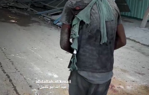 Thumbnail preview image for the video titled: Man emerges after being besieged for 23 days in Al-Zaytoun