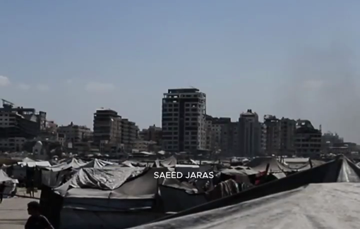 Thumbnail preview image for the video titled: Israeli airstrike destroys Harmony Tower