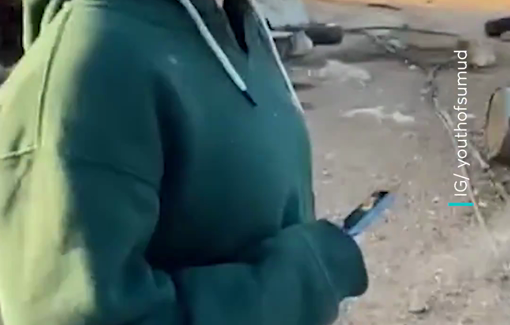 Thumbnail preview image for the video titled: Illegal Israeli settlers stormed Wadi Tiran village, harassing Palestinians and damaging their property