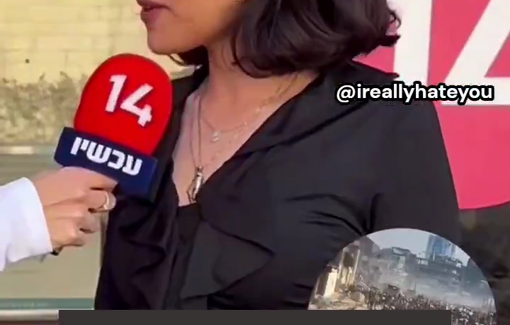 Thumbnail preview image for the video titled: Aspiring Israeli politician wants to settle Gaza, denies starvation or any innocents in Gaza