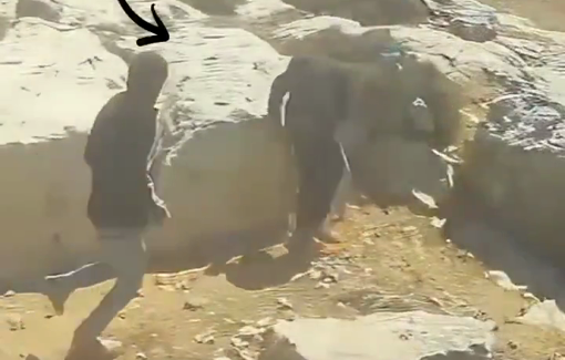 Thumbnail preview image for the video titled: An Israeli settler accidentally set himself on fire while trying to burn down a Palestinian home Jaba'