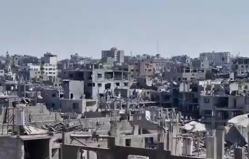 Thumbnail preview image for the video titled: Chanting "The people of Israel live" while blowing up homes from a home they occupied