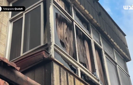 Thumbnail preview image for the video titled: Aftermath of the shelled houses by Israeli Energa grenade in Surda.