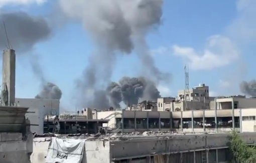 Thumbnail preview image for the video titled: Firebelt Israeli airstrikes on Tal al-Hawa, Gaza City