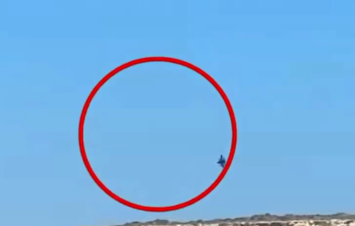 Thumbnail preview image for the video titled: Warplanes spotted flying over the Global Sumud Flotilla