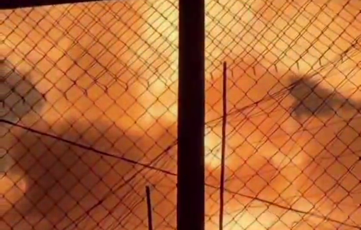 Thumbnail preview image for the video titled: Relentless Israeli detonations of buildings in Gaza City