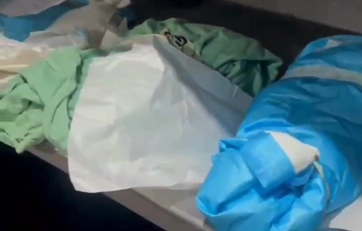 Thumbnail preview image for the video titled: 10 miscarried fetuses among 13 children who died in a single day at Nasser hospital due to Israel's blockade