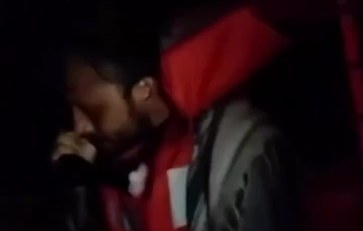 Thumbnail preview image for the video titled: Israeli forces intercepting Alma, the lead boat of the Global Sumud Flotilla, in international waters