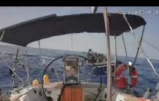 Thumbnail preview image for the video titled: Marinette, the last remaining ship of the Global Sumud Flotilla, was intercepted on October 3, at dawn