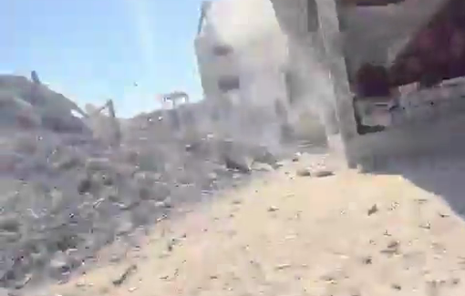 Thumbnail preview image for the video titled: The moment Israel struck paramedics during rescue mission