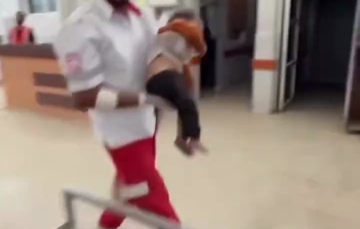 Thumbnail preview image for the video titled: Children cry in pain after being injured in Israeli bombing of the Ghabboun family house