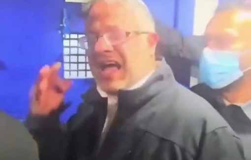 Thumbnail preview image for the video titled: Itamar Ben Gvir mocks the abused Lebanese and Palestinian abductees in Ayalon prison