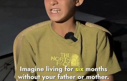 Thumbnail preview image for the video titled: 13 y/o Mohammad Sarhan had to be his siblings' only parent after the IDF executed his father in front of him and abducted his mother