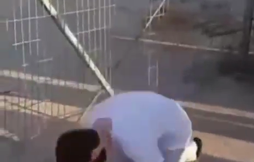 Thumbnail preview image for the video titled: Palestinian detainee Majed Warasna walks free after he spent two and a half years inside Israeli prisons