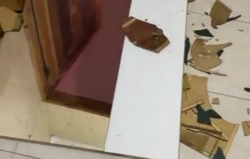 Thumbnail preview image for the video titled: Israeli soldiers raided dozens of homes, vandalized property, and arrested more than 53 young men in Tammun