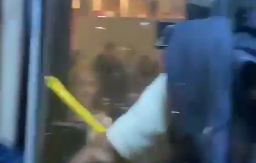 Thumbnail preview image for the video titled: After a Beitar Jerusalem match defeat, supporters attacked Palestinian bus drivers and chanted anti-Arab slogans.