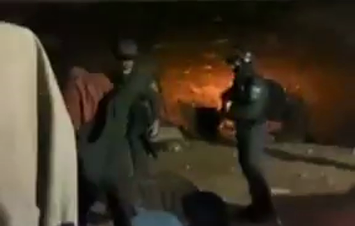 Thumbnail preview image for the video titled: Israeli forces searched and abducted foreign activists protecting community of Al-Khalayel