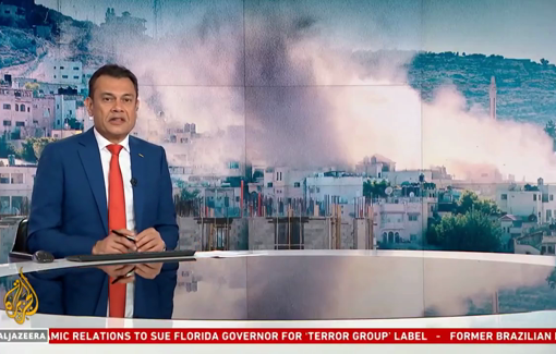 Thumbnail preview image for the video titled: Overnight Israeli soldiers have seized over a hundred more Palestinian hostages