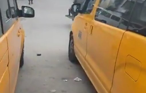 Thumbnail preview image for the video titled: The moment when Israeli occupation forces stormed Al-Quds Abu Dis University in occupied Jerusalem