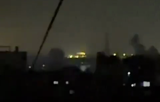 Thumbnail preview image for the video titled: Israeli army detonates booby-trapped armored vehicles near Al-Batsh Cemetery, east of Al-Tuffah neighborhood, east of Gaza City