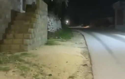 Thumbnail preview image for the video titled: A Palestinian vehicle was shot by Israeli forces killing one and injuring 3 South of Nablus