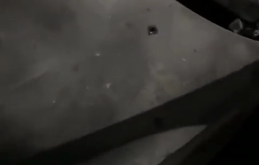 Thumbnail preview image for the video titled: The vehicle of the youths targeted by army fire, resulting in one death and three injuries South of Nablus