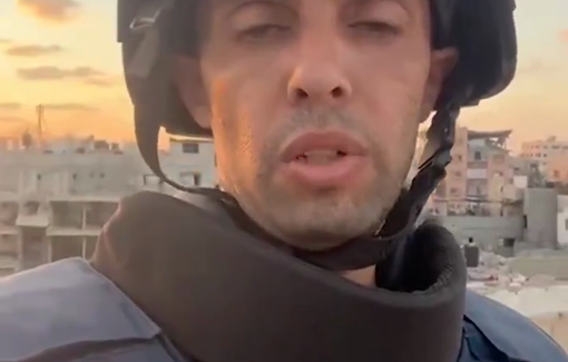 Thumbnail preview image for the video titled: Testimony of journalist Mohamed Asad on the ongoing genocide coverage