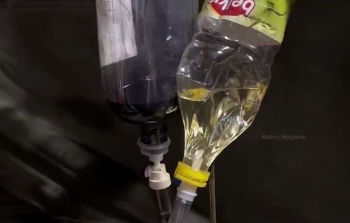 Thumbnail preview image for the video titled: A displaced Palestinian in Gaza developed a homemade cooking device due to the ongoing fuel blockade