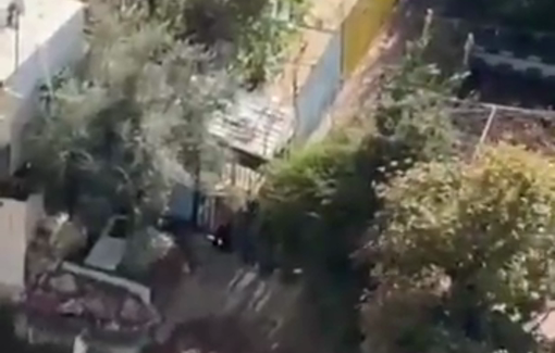 Thumbnail preview image for the video titled: Israeli settlers attacked a farmland belonging to a Palestinian man in Kafr al-Dik