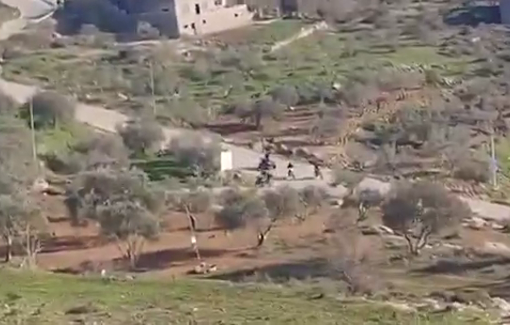 Thumbnail preview image for the video titled: Settlers are spreading out on Mount al-Arma, east of the town of Beita, south of Nablus