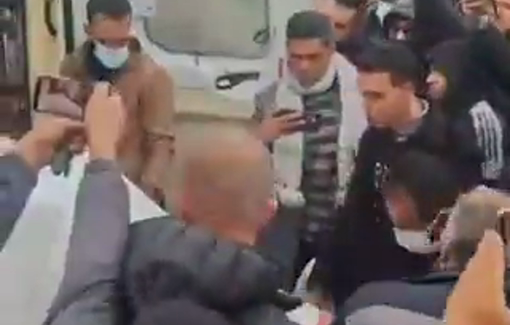 Thumbnail preview image for the video titled: Three more journalists Mohammed Qashta, Abdul Raouf Shaath, and Anas Ghanem killed by drone strike while they were on assignment